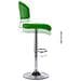 Sgabello Da Bar Verde In Similpelle - Foto miniatura 5