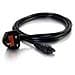 80601, Power plug type G, C5 coupler, Maschio / maschio, 250V, 3A, 181g - Foto miniatura 1