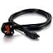 80601, Power plug type G, C5 coupler, Maschio / maschio, 250V, 3A, 181g - Foto miniatura 2