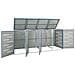 Copri Bidoni Pattume Quadruplo 276,5x77,5x112,5 cm Acciaio Inox - Foto miniatura 2