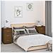 Comodini 2 Pz Miele 40x40x75 Cm In Legno Massello Di Pino - Foto miniatura 1