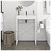 Struttura Per Lavabo Da Bagno Bianca 59x38x83 Cm In Ferro - Foto miniatura 1