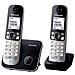 Kx-tg6812 Telefono Dect Nero, Argento Identificatore Di Chiamata - Foto miniatura 1