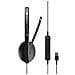 SENNHEISER ADAPT 160 ANC USB Auricolare Cablato A Padiglione Ufficio USB tipo A Nero - Foto miniatura 5