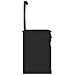 Toeletta Con Specchio Nera 90x50x132,5 Cm Legno Multistrato - Foto miniatura 10