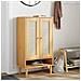 Scarpiera Senja Aspetto Rattan Marrone 59,5x35x107 Cm Massello - Foto miniatura 1
