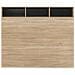 Testata Letto Zeus 165 Cm Con Contenitore Rovere, 2 Ante 9 Fori - Foto miniatura 4