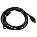 Cavo Hdmi V1.4 Ethernet Tipo A Con Filtro - 19/19 Maschio /maschio Placcato Oro 3m Nero - Foto miniatura 2