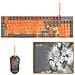 Tastiera e Mouse USB DBPCPACK  Colore Grigio, Arancione - Foto miniatura 1