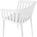 Sedia Da Pranzo Plastica Bianca Dallas - Foto miniatura 2