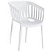Sedia Da Pranzo Plastica Bianca Dallas - Foto miniatura 3