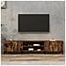 Mobile Tv Rovere Fumo 180x31,5x40 Cm In Legno Multistrato - Foto miniatura 1