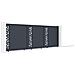 Cancello Scorrevole 5m Sunny H. 160 Grigio Alluminio - Foto miniatura 3