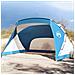 Tenda Da Spiaggia Azzurra 274x178x170/148 Cm Poliestere 185t - Foto miniatura 1