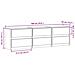 Mobile Porta TV con LED Grigio Cemento 180x34x50cm Truciolato - Foto miniatura 10