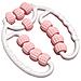 Massaggiatore Per Gambe - 12 Rulli Per Un Massaggio Confortevole Pink + White - Foto miniatura 1