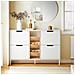 Sobuy Scarpiera 126x19x85cm Fsr183-wn - Foto miniatura 7