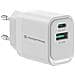 ALTHEA19W33 Caricabatterie per dispositivi mobili Universale Bianco AC Ricarica rapida Interno - Foto miniatura 1