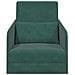 Divano Letto 2-in-1 Verde Scuro 65x80x83 cm Velluto - Foto miniatura 5