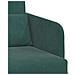 Divano Letto 2-in-1 Verde Scuro 65x80x83 cm Velluto - Foto miniatura 8