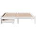 Letto senza Materasso Bianco 120x200 cm Legno Massello di Pino - Foto miniatura 4