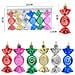 Mini Ornamenti Natalizi A Forma Di Caramella - Set Da 6, Decorazioni Festive Da Appendere All'albero Multicolor - Foto miniatura 1