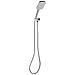 Kit Doccia Con Soffione E Flessibile Tingo 4 Funzioni Argento - Foto miniatura 3