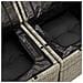 Set Divano da Giardino 9 pcs Grigio chiaro Poly Rattan - Foto miniatura 9