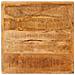 Tavolo bistrot Marrone 50 x 50 x 76 cm legno massello di mango - Foto miniatura 5