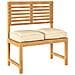 Cuscino per seduta pallet 2 pcs Beige 40 x 40 x 8 cm - Foto miniatura 3