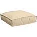 Cuscino per seduta pallet 2 pcs Beige 40 x 40 x 8 cm - Foto miniatura 5
