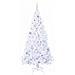 Albero di Natale artificiale Bianco 180 cm PVC e Acciaio - Foto miniatura 4