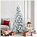 Albero di Natale Artificiale Snodato Foderato di Neve Bianco - Foto miniatura 2