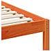 Letto con Tavolini Laterali Marrone cerato 80 x 220 cm - Foto miniatura 8