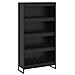 Armadio per Libri 2 pcs Rovere Nero 80 x 30 x 155 cm - Foto miniatura 1
