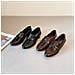 Mocassini Slip-on Con Tacco Chunky Da Donna: Scarpe Classiche Eleganti E Confortevoli Brown 37 - Foto miniatura 3