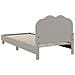 Struttura letto bambini con testata Grigio chiaro 90 x 190 cm - Foto miniatura 6