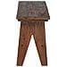 panchina Naturale 100 x 30 x 51 cm Legno massello di recupero - Foto miniatura 5