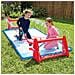 Set Hockey su ginocchia acqua Slip N Slide - 2 porte gonfiabili, 2 bastoni, 1 disco per prato e giardino - Foto miniatura 2