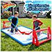Set Hockey su ginocchia acqua Slip N Slide - 2 porte gonfiabili, 2 bastoni, 1 disco per prato e giardino - Foto miniatura 6