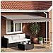 Tenda retrattile manuale con LED Grigio chiaro 3 x 2,5 m - Foto miniatura 2