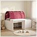 Letto con Tunnel 4 pcs Bianco e Rosso Legno ingegnerizzato - Foto miniatura 2