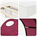 Letto con Tunnel 4 pcs Bianco e Rosso Legno ingegnerizzato - Foto miniatura 9