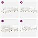 Set di divani modulari con spazio di archiviazione 5 pcs Bianco - Foto miniatura 9