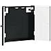Armadio per Dartboard EDE Nero 52,5 x 10,5 x 53,5 cm - Foto miniatura 3
