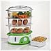Vaporiera Healthy Steam 0911 3 cestello /i Libera installazione 800 W Colore Verde /Bianco - Foto miniatura 2