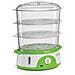 Vaporiera Healthy Steam 0911 3 cestello /i Libera installazione 800 W Colore Verde /Bianco - Foto miniatura 1