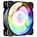 Ventola di Raffreddamento RGB LED Radiant 2000 Rpm 120 mm Colore Nero - Foto miniatura 1