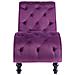 Poltrona Relax Viola In Velluto - Foto miniatura 4