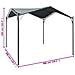Gazebo Padiglione Tenda Tettoia 3x3 M Acciaio Antracite - Foto miniatura 2
